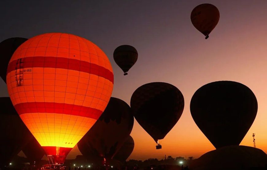 Luxor: Hot Air Balloon Ride with Full-Day Sights Tour