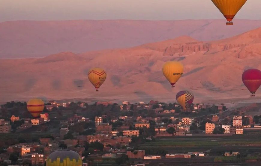Luxor: Hot Air Balloon Ride with Full-Day Sights Tour