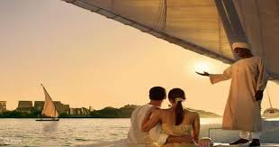 Felucca Ride on The Nile River by the sunset.