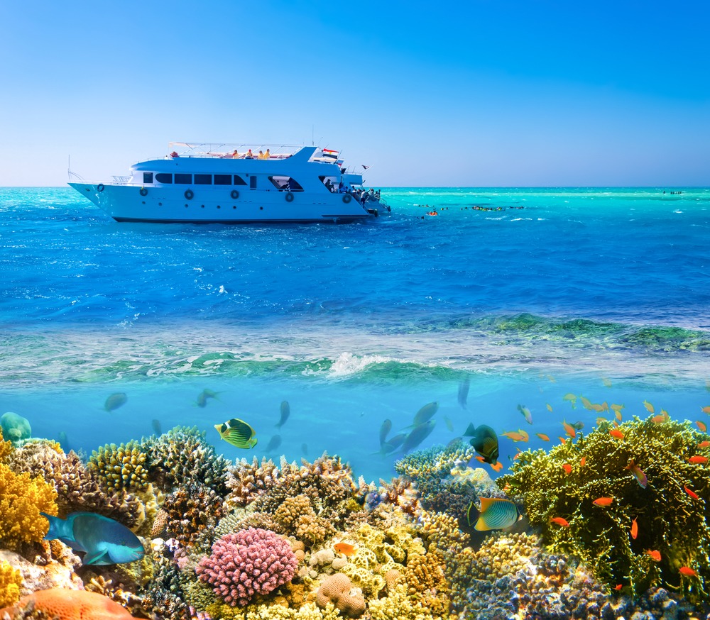 Hurghada: Full-Day Orange Bay Boat Tour